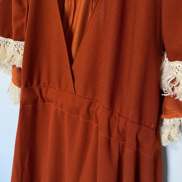Burnt Orange Multi-Size Dress - Picture 2 of 7